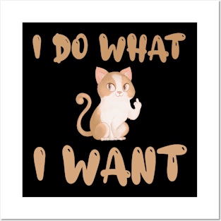 i do what i want Posters and Art